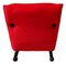 T-Line Red Lounge Chair by Burkhard Vogtherr for Arflex, 1980s 6