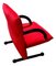 T-Line Red Lounge Chair by Burkhard Vogtherr for Arflex, 1980s 5