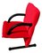 T-Line Red Lounge Chair by Burkhard Vogtherr for Arflex, 1980s, Image 4