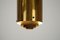 French Brass Ceiling Lamp, 1960s 2