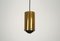 French Brass Ceiling Lamp, 1960s 1