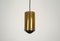 French Brass Ceiling Lamp, 1960s, Image 1