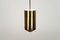 French Brass Ceiling Lamp, 1960s 5