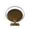 Brass & Silver Reclining Mirror from Fontana Arte, 1962 4