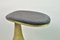 Side Table with Lava Stone and Brass Top by François-Xavier Turrou for Ginger Brown 3