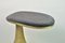 Side Table with Lava Stone and Brass Top by François-Xavier Turrou for Ginger Brown, Image 3