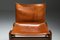 Cognac Leather Monk Dining Chairs by Tobia & Afra Scarpa for Molteni, 1974, Set of 6 11