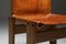 Monk Esszimmerstühle aus cognacfarbenem Leder von Tobia & Afra Scarpa für Molteni, 1974, 6er Set 13