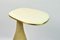 Side Table with White Rock Crystal and Brass Top by François-Xavier Turrou for Ginger Brown 2