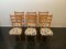 Dining Chairs with Removable Fabric, 1950s, Set of 6, Image 1