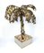 Vintage Brass Palm Table Lamp, 1970s, Image 2