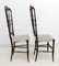 High Back Chiavari Dining Chairs by Gaetano Descalzi, 1950s, Set of 2 4