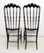 High Back Chiavari Dining Chairs by Gaetano Descalzi, 1950s, Set of 2 5