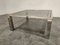 Vintage Chrome and Brass Coffee Table, 1970s 7