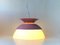 Vintage Pink Pendant Lamp from Nordisk Solar, 1980s 3