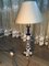 Lámpara de mesa de porcelana, años 80, Imagen 4