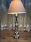Lámpara de mesa de porcelana, años 80, Imagen 14
