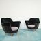 Vintage Velvet Lounge Chairs by Federico Munari, 1950s, Set of 2 1