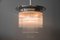 Lampada da soffitto Art Déco placcata in nichel con aste in vetro, anni '20, Immagine 18