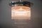 Lampada da soffitto Art Déco placcata in nichel con aste in vetro, anni '20, Immagine 28