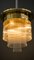 Große Jugendstil Deckenlampe mit Rosenmotiv & Glasstäben, 1909 13