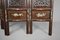 19th Century Asian 4-Panel Folding Screen in Carved Wood and Marquetry 10