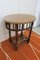 Antique Elm Oval Pedestal Console Table, 1900s, Image 1