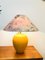 Table Lamp with Base in Clay & Pastel Lampshade, 1980s 4