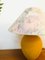 Lampada da tavolo con base in paralume color argilla e pastello, anni '80, Immagine 7