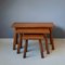 Oak Nesting Tables with Tapered Legs, 1960s, Set of 3 1