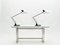 Lampes de Bureau par Harvey Guzzini, Italie, 1970s, Set de 2 2