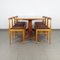 Dining Table & Chairs Set, 1960s, Set of 9 1