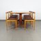 Dining Table & Chairs Set, 1960s, Set of 9, Image 1