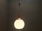 Mid-Century Opaline Glass Light Pendant, Image 5