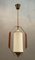 Opalglas Deckenlampe von Stilnovo, 1950er 1