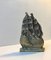 Danish Bronze Bookend with Ship, 1920s, Image 2