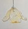 Vintage Danish Ceiling Lamp with Murano Glass Lampshade from OMI, 1980s, Image 3