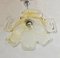 Vintage Danish Ceiling Lamp with Murano Glass Lampshade from OMI, 1980s 2