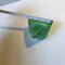 Grüne Murano Glasschale mit Schaumblasen, 1970er 9