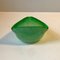 Green Murano Glass Dish with Frothy Bubbles, 1970s 4