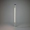 Postmodern White Standing Tube Floor Lamp, 1980s 4