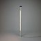 Postmodern White Standing Tube Floor Lamp, 1980s, Image 4