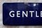 Vintage Enamel Gentleman Railway Station Sign from British Rail, 1940s 5