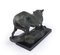 Mid-Century Bronze Sculpture of Wolf, Image 8