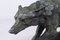 Mid-Century Bronze Sculpture of Wolf 11