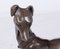 Art Deco Whippet Sculpture in Bronze by Barye 5