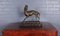 Art Deco Whippet Sculpture in Bronze by Barye 2