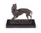 Art Deco Whippet Skulptur aus Bronze von Barye 1