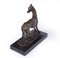 Art Deco Whippet Sculpture in Bronze by Barye, Image 9