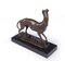 Art Deco Whippet Sculpture in Bronze by Barye 11